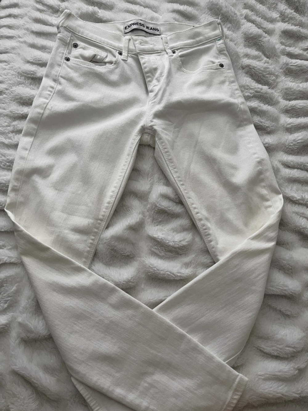 Express White Skinny Jeans for Women